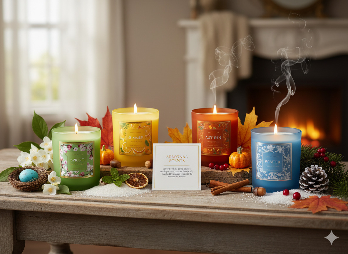 Seasonal candle collection