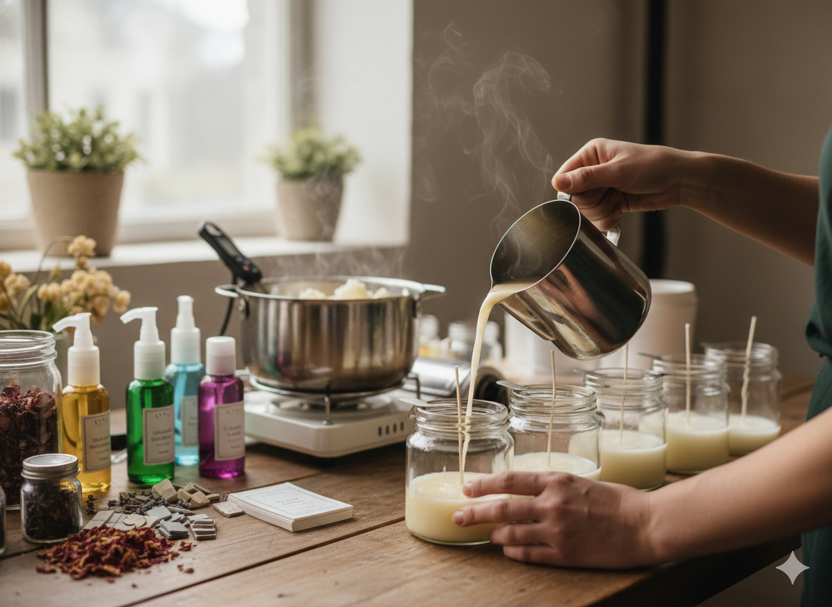 Candle making process